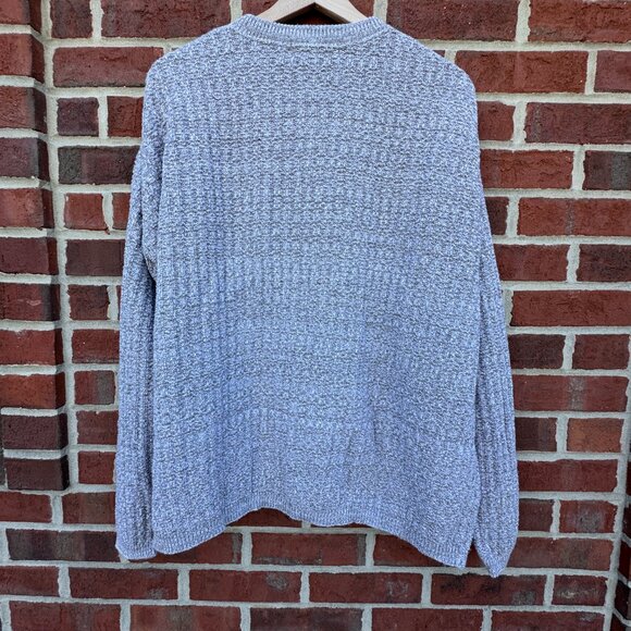 VTG Bill Blass Knit Henley Sweater Mens XL Hand Framed Grandpa Fisherman Core - Picture 3 of 10